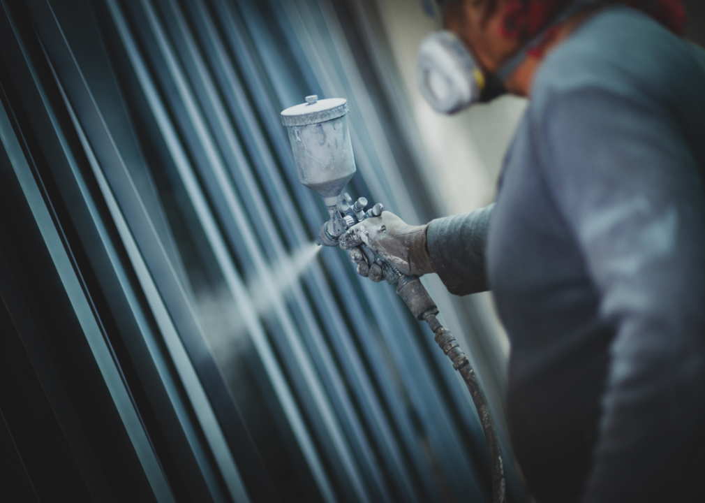 Virginia: Coating, painting, and spraying machine setters, operators, and tenders
